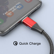 Load image into Gallery viewer, N. NETDOT Magnetic Charging Cable, Gen10 Nylon Braided Magnetic Phone Charger Compatible with USB-C,Type C Devices and Phones(1ft/3 Pack Red)