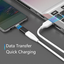 Carica l'immagine nel visualizzatore di Gallery, N. NETDOT Gen10 Magnetic Fast Charging USB-C to USB-C Adapter Converter Compatible with Type-c Smartphones (3 Pack Black)