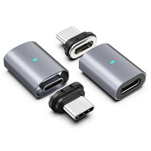 Lade das Bild in den Galerie-Viewer, N. NETDOT 240W Magnetic Adapter,Gen15 Fast Charging & Data Transfer USB-C to USB-C Adapter for Smartphones,Tablets,Earphones etc. - 2 pack