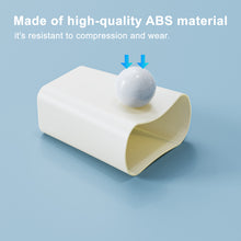 Cargar imagen en el visor de la galería, N. NETDOT 3 Pack 10L / 2.6 Gallon Small Trash Can with Lid,Bathroom Garbage Can with Pop-Up Lid,Waste Basket for Bathroom,Kitchen,Bedroom,Powder Room,Office,College (Off White-Blue-Black)