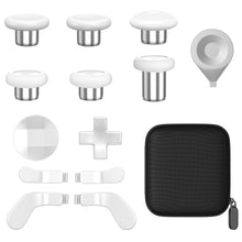 Load image into Gallery viewer, N. NETDOT 14 in 1 Accessories Kit for Xbox Elite Series 2 Controller, Full Set of Thumbsticks Replacements for Xbox Elite 2 Core with 6 Swap Joysticks, 4 Paddles, 2 D-Pads, 1 Tool and 1 Bag (White)
