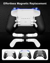 Cargar imagen en el visor de la galería, N. NETDOT 14 in 1 Accessories Kit for Xbox Elite Series 2 Controller,Full Set of Thumbsticks Replacements for Xbox Elite 2 Core with 6 Swap Joysticks,4 Paddles, 2 D-Pads, 1 Tool and 1 Bag (Blue+White)
