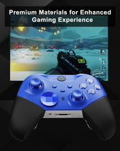 Cargar imagen en el visor de la galería, N. NETDOT 14 in 1 Accessories Kit for Xbox Elite Series 2 Controller,Full Set of Thumbsticks Replacements for Xbox Elite 2 Core with 6 Swap Joysticks,4 Paddles, 2 D-Pads, 1 Tool and 1 Bag (Blue+White)
