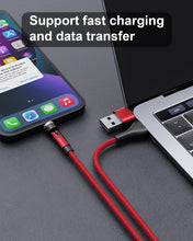 Carica l'immagine nel visualizzatore di Gallery, N. NETDOT Magnetic Charging Cable,6in1 Gen12 (3.3ft/3 pack red) 18W Fast Charging Magnetic Phone Charger,USB-A and USB-C Magnetic charger for USB-C ,Micro USB and i-Product
