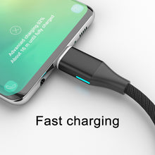 Cargar imagen en el visor de la galería, N. NETDOT Magnetic Charging Cable, Gen10 Nylon Braided Magnetic Phone Charger Compatible with USB-C and Micro USB Devices (3.3ft/3 pack black)
